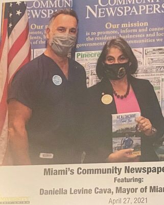 Book gift to Miami Dade mayor Levine Cava