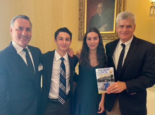 Senator Cassidy Kids Trenches book senate dining room
